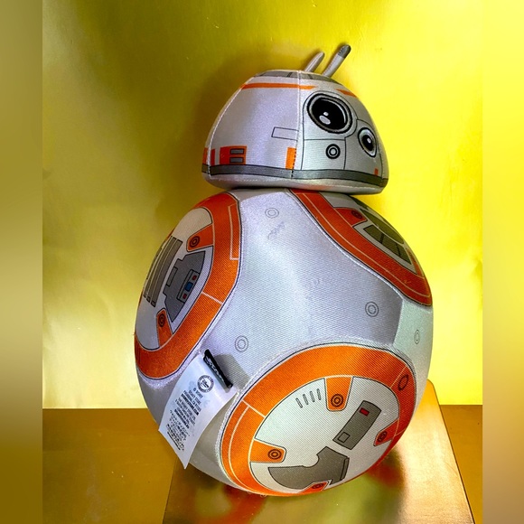 DISNEY STAR WARS BB-8 ROBOT DROID FORCE AWAKENS JUMBO SIZE COLLECTIBLE PLUSH 15” - Picture 3 of 11